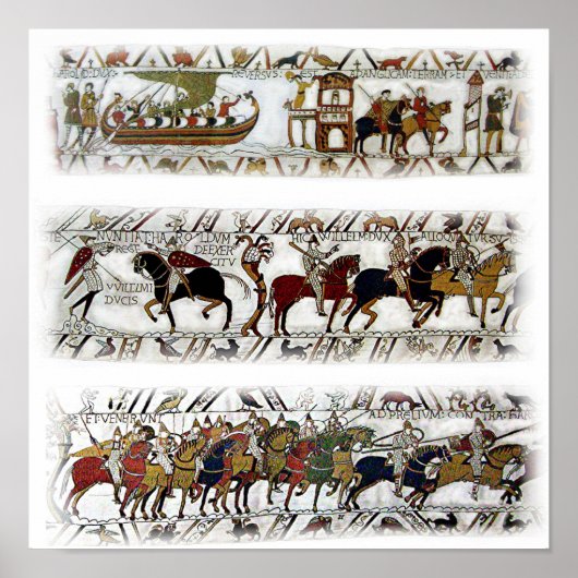 De Bayeux Tapestry Poster (Voorkant)