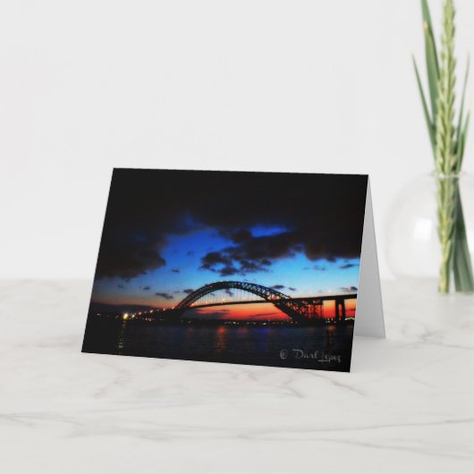 De Bayonne Bridge kaart (Voorkant)