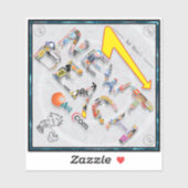 "De BBB heeft mijn Baby van mij afgenomen" Sticker (Vel)