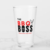 De BBQ Boss Vaderdag Glass Cup Glas (Voorkant)