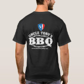De BBQ Gift van de nieuwe Oom Tony's Concurrentie T-shirt (Achterkant)