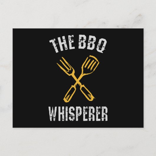 De BBQ Whisperer Briefkaart (Voorkant)