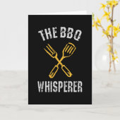 De BBQ Whisperer Kaart (Gele Bloem)