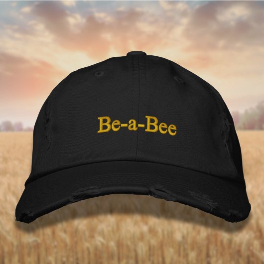 De Be-a-Bee in het geel Geborduurde Pet