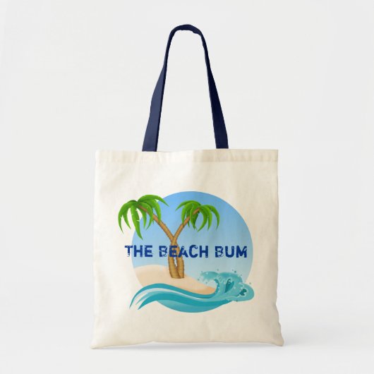 De Beach Bum Canvas tas (Voorkant)