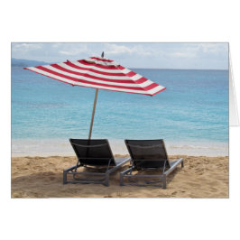 DE BEACH CHAIRS NOTECARD