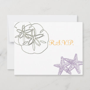 De Beach Invitaties RSVP vereisen 5x7 uitnodiginge