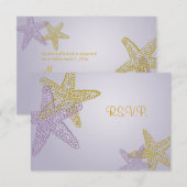 De Beach Invitaties RSVP vereisen 5x7 uitnodiginge (Voorkant / Achterkant)