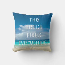 De Beach lost alles op! Kussen