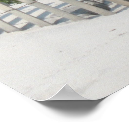 De Beach Poster Print (Hoek)