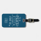 De beach roept ik moet het adres Turquoise gaan no Bagagelabel (Voorkant horizontaal)