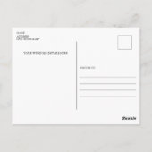 De Beach Scene van het huwelijk met Starfish spare Briefkaart (Achterkant)