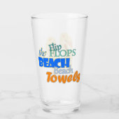 De Beach Teenslippers Towels Summer Graphics Glas (Achterkant)