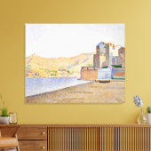 De Beach Town Canvas Afdruk (Insitu (Woonkamer))