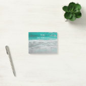 De Beach Turquoise White Tropical Ocean Waves Post-it® Notes (Kantoor)