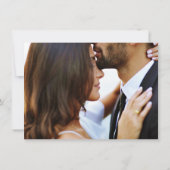 De Beach van de bestemming Foto sparen de Datum Save The Date (Achterkant)