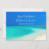 De Beach van de bestemming ruilt sparen-de-Datum Kaart (Achterkant)