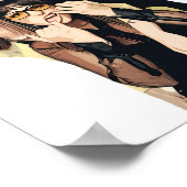 De Beache's Band Kunstwerk Sticker Poster (Hoek)