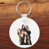De Beache's Band Kunstwerk Sticker Sleutelhanger (Voorkant)