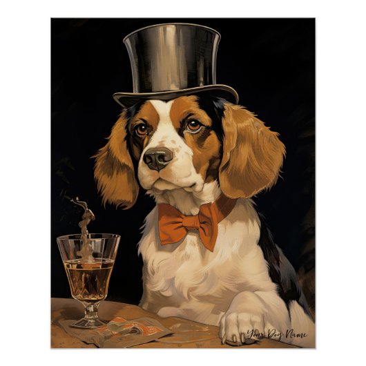 De Beagle Dog 003 - Odessa Leyendecker Perfect Poster (Voorkant)