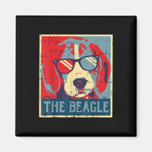 De Beagle Obama Poster  Dierenhond Hound D Magneet
