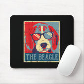De Beagle Obama Poster Dierenhond Hound D Muismat (Met muis)