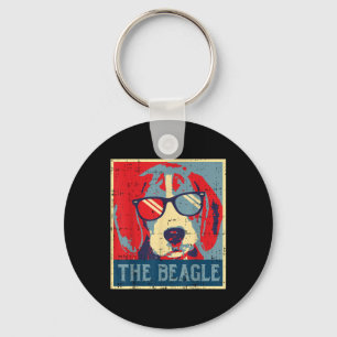 De Beagle Obama Poster Dierenhond Hound D Sleutelhanger