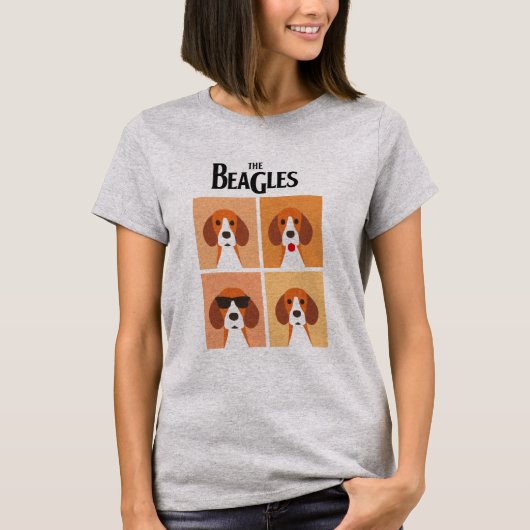 De Beagles Grafische T-shirt (Voorkant)