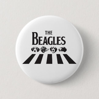 De beagles ronde button 5,7 cm