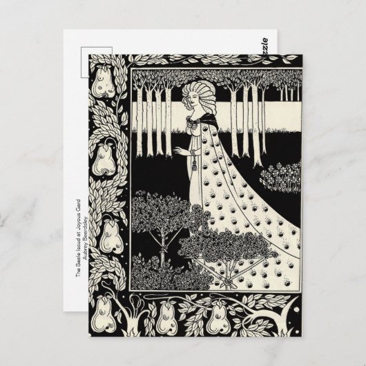 De Beale Isoud bij Joyous Gard van Beardsley Postc Briefkaart (Voorkant / Achterkant)