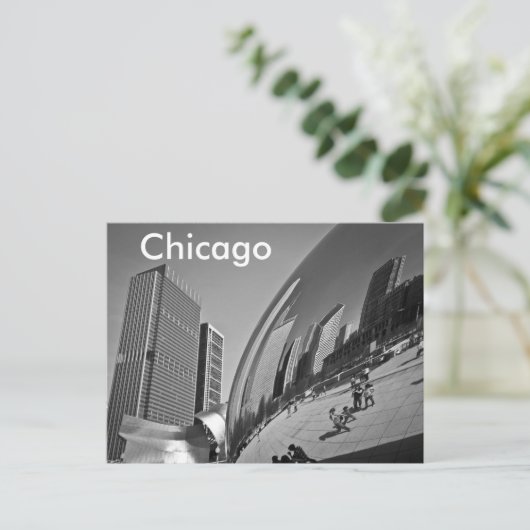 De Bean Chicago Briefkaart (Staand voorkant)