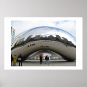 De Bean in Millennium Park Chicago Poster (Voorkant)