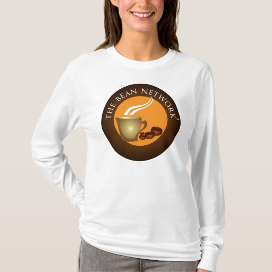 De Bean Network Dames Hoodie T-shirt (Voorkant)