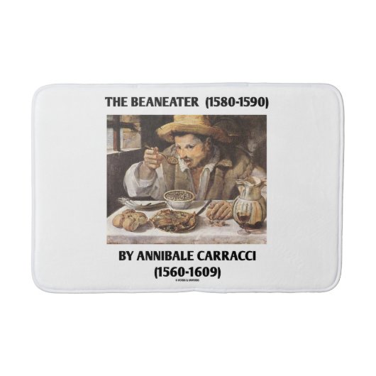 De Beaneater (1580-1590) van Annibale Carracci Badmat (Voorkant)