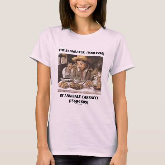 De Beaneater (1580-1590) van Annibale Carracci T-shirt (Voorkant)