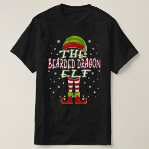 De Bearded Dragon Elf Family Matching Group 2021 T-shirt