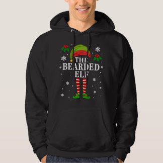 De Bearded Elf Familie Matching Papa Baard Kerstmi Hoodie