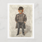 De BEARister een Funny Beer in een Suit Briefkaart (Voorkant)