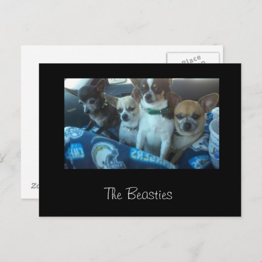 De Beasties Briefkaart (Voorkant / Achterkant)