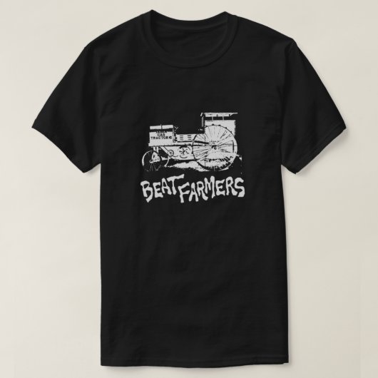 de "Beat Farmers to shirt Fited Scoop" (Design voorkant)