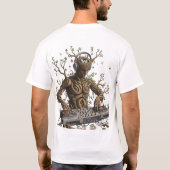 De beat gaat door." t-shirt (Achterkant)