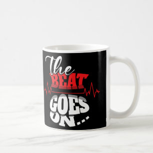 De beat gaat op gezond hart- en vaatziekten bewust koffiemok