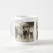 De Beatings zullen doorgaan tot Morale verbetert Koffiemok (Voorkant links)