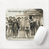 De Beatings zullen doorgaan tot Morale verbetert Muismat (Met muis)