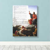 DE BEATITUDES CANVAS AFDRUK (Insitu (Houten vloer))