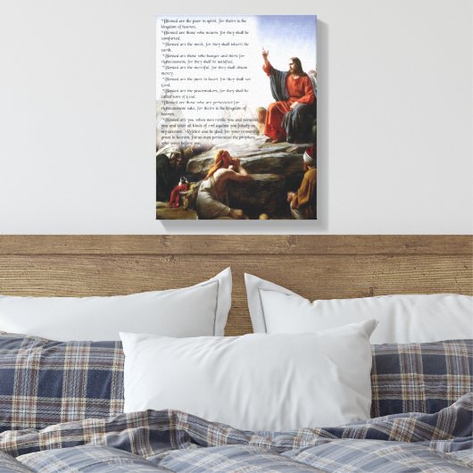 DE BEATITUDES CANVAS AFDRUK (Insitu (Slaapkamer))