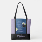 De Beatitudes Grote Canvas tas (Achterkant)