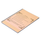 De Beatitudes Notitieboek (Linkerzijde)