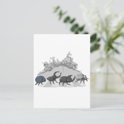 De Beatles Briefkaart (Staand voorkant)