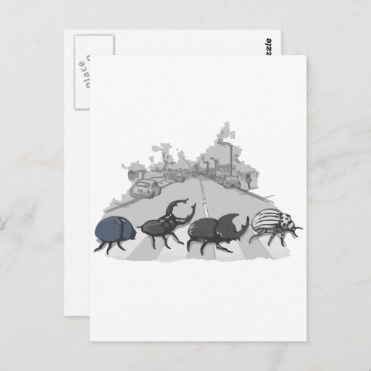 De Beatles Briefkaart (Voorkant / Achterkant)